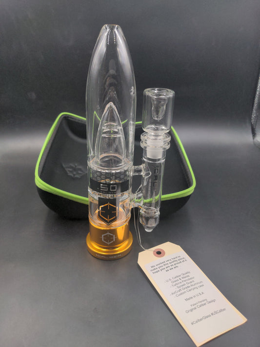 10" American Made .50 Caliber Glass Turbine Perc-Avernic Smoke Shop