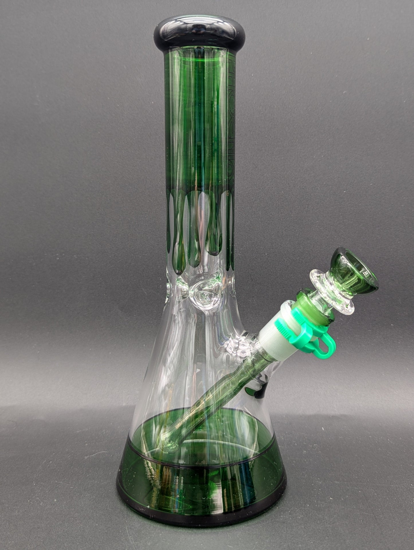 10" Color Drip Beaker Bong-Avernic Smoke Shop