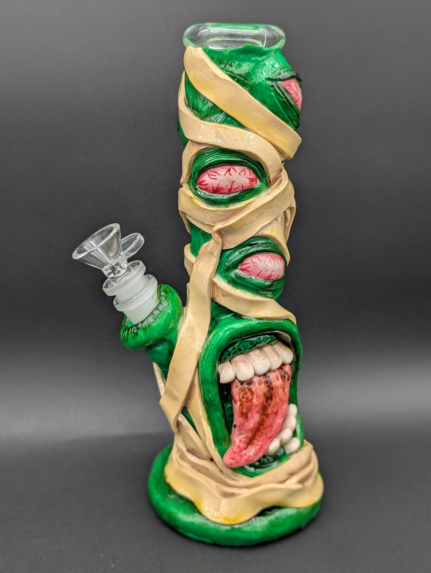 10" Mummified Monster 3D Straight Tube Bong-Avernic Smoke Shop