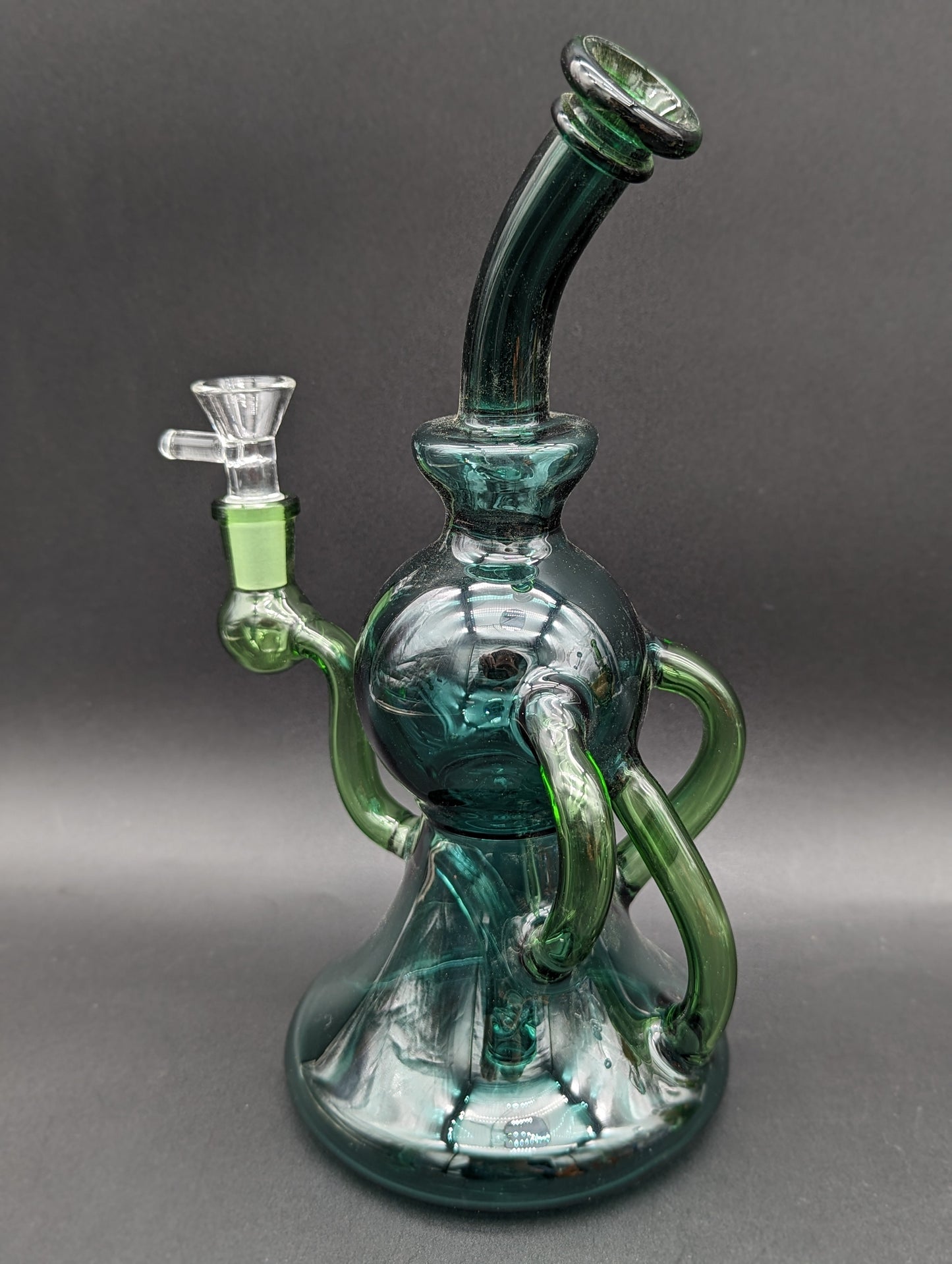 10" Sphere Recycler Bong w/ Color-Avernic Smoke Shop