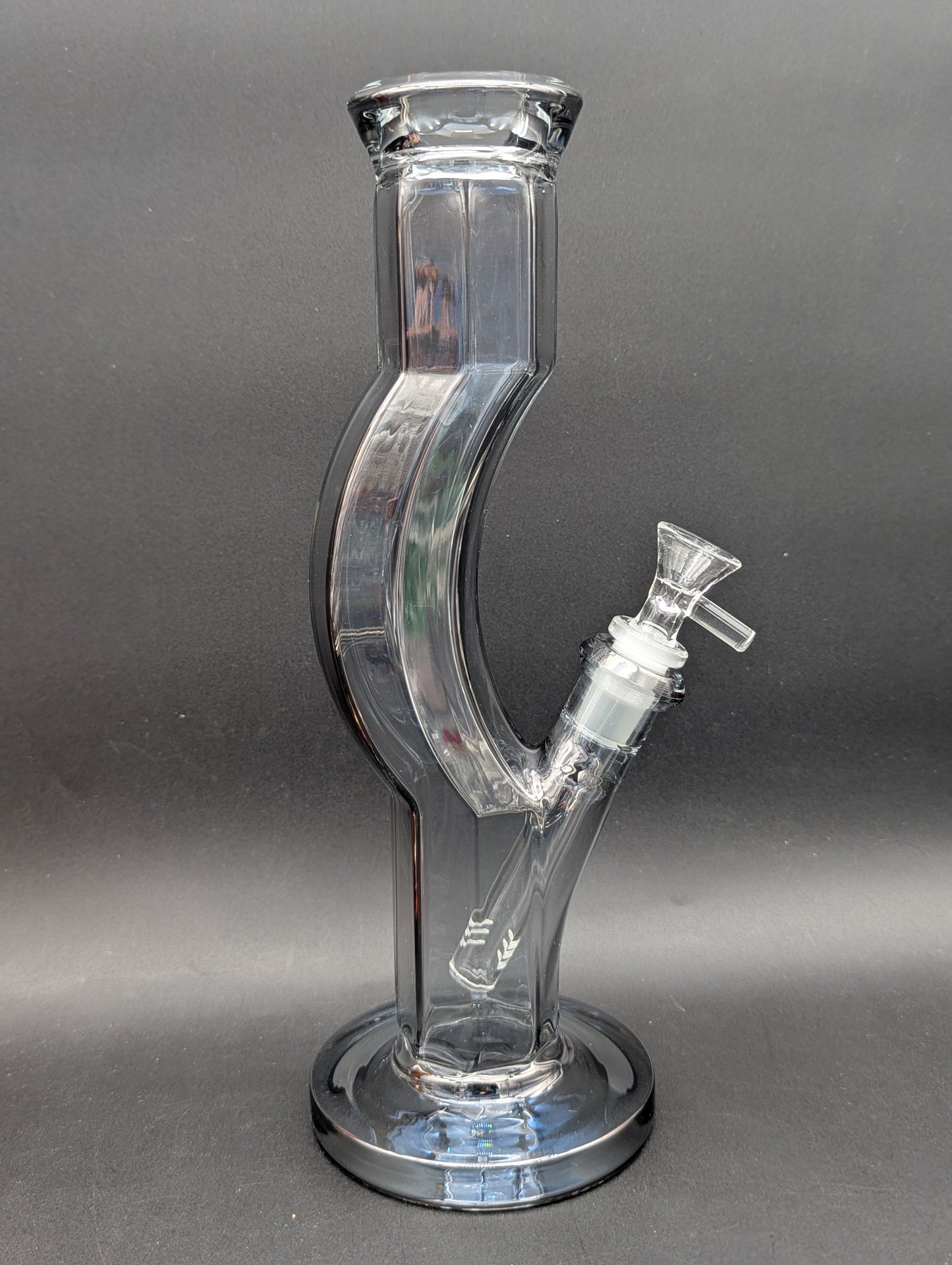 12" Iridescent Kinked Neck Tube-Avernic Smoke Shop