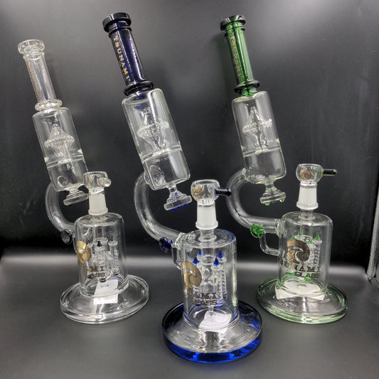 Tsunami Glass Microscope Bong 14"-Avernic Smoke Shop