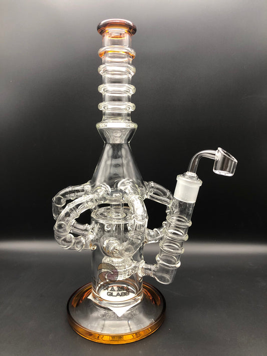14" Tsunami Showerhead Octopus Dab Rig-Avernic Smoke Shop