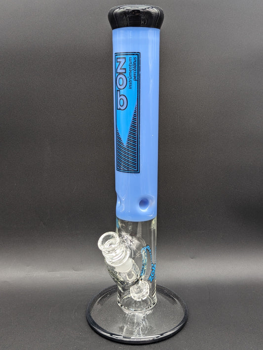14" Zob Glass Straight Tube w/ Color-Avernic Smoke Shop
