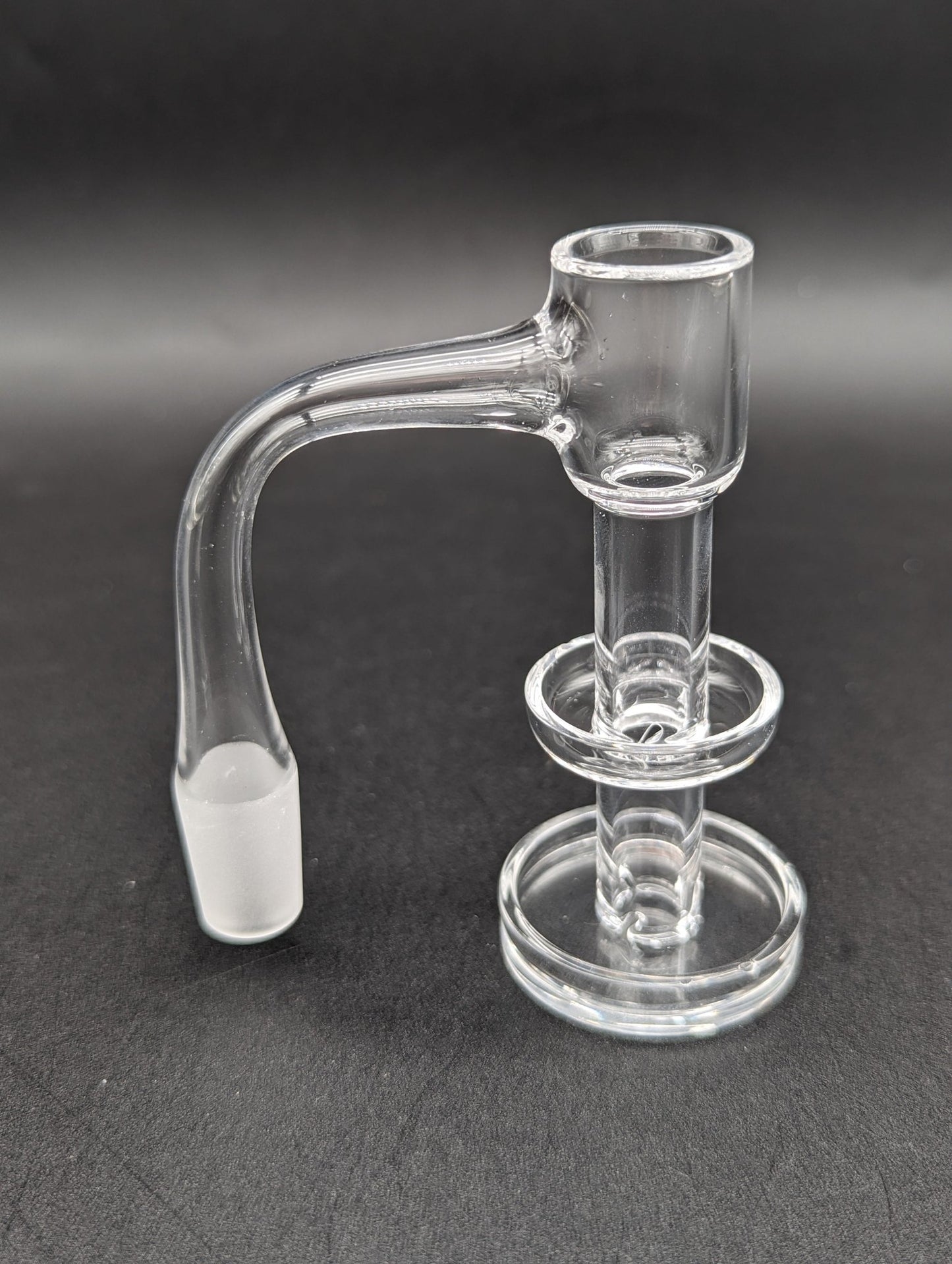 14mm 90° Full Weld Double Dish Quartz Banger - Meech Madness Smoke Shop