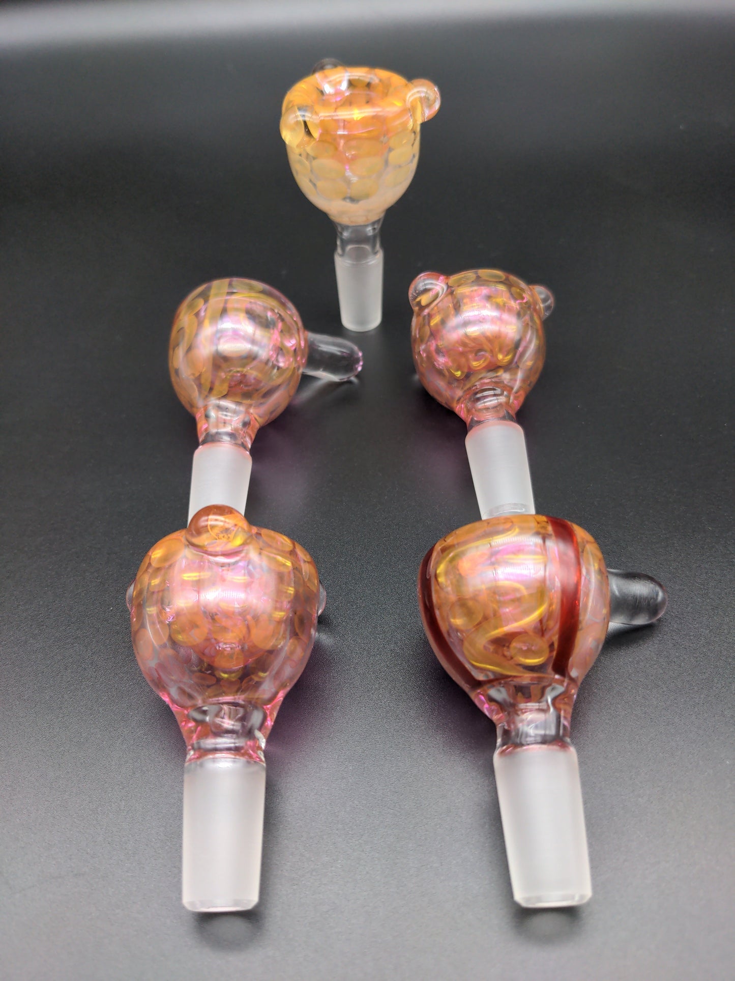14mm Gold Infused Bowls - by LimboGlass-Avernic Smoke Shop