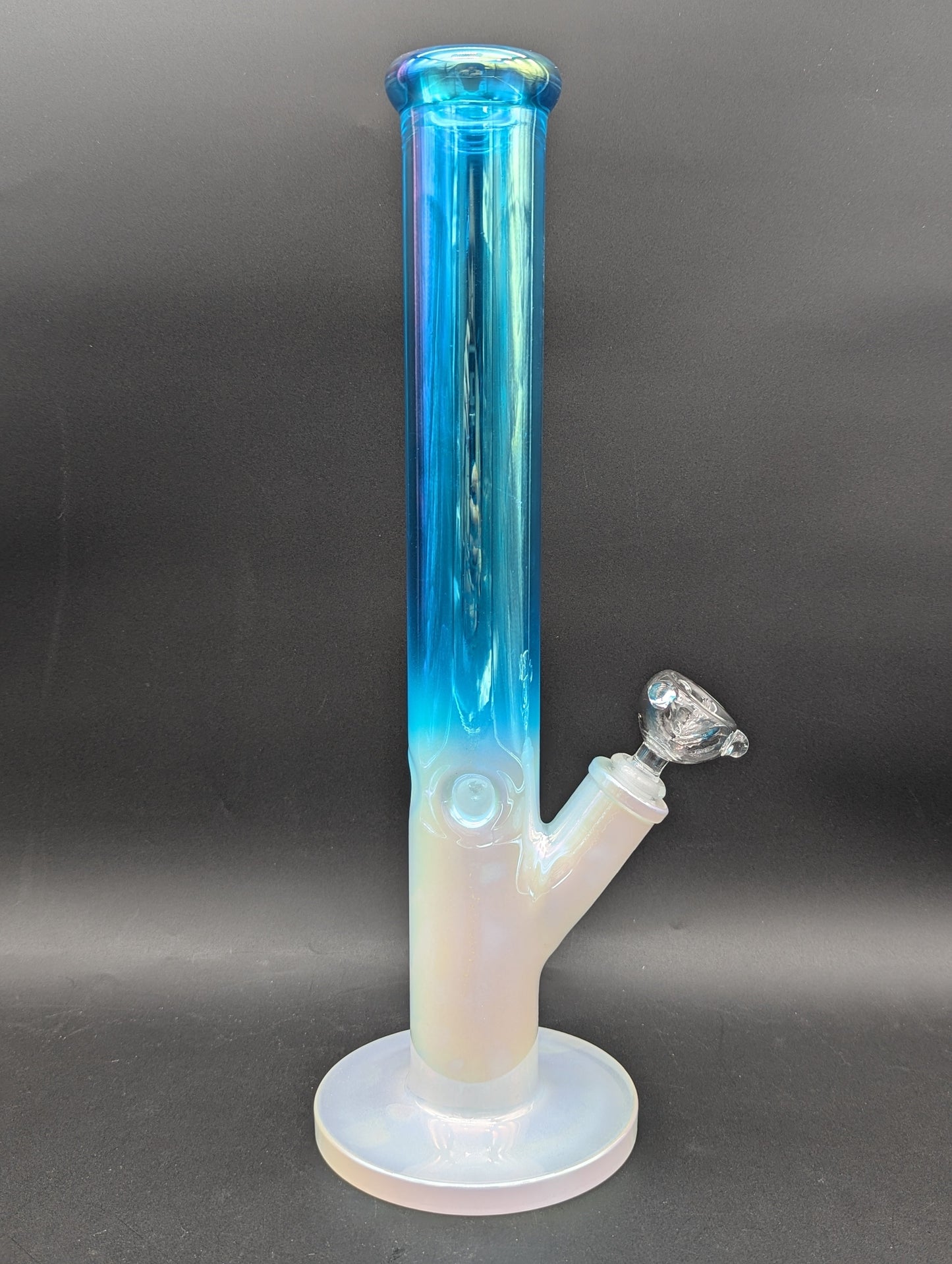 16" Two Tone Holographic Straight Bong 9mm-Avernic Smoke Shop