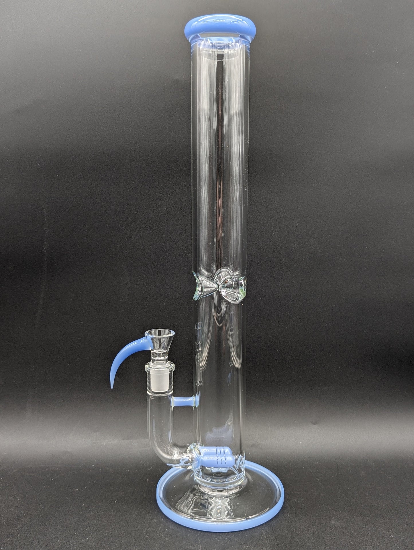 17" Dual Inline Straight Shooter Water Pipe w/ Horn-Avernic Smoke Shop