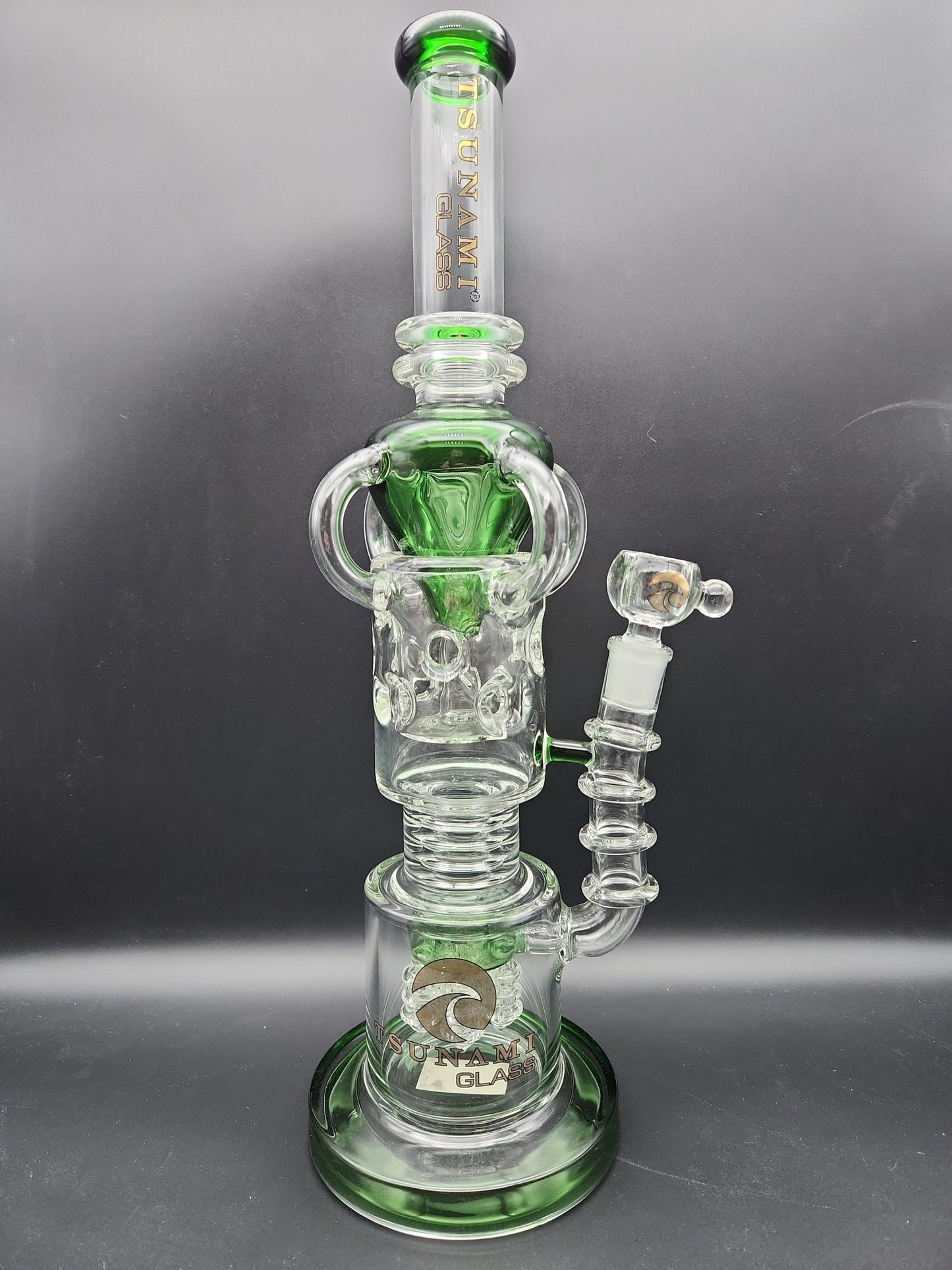 17" Tsunami Electric Ball Arm Recycler - Meech Madness Smoke Shop