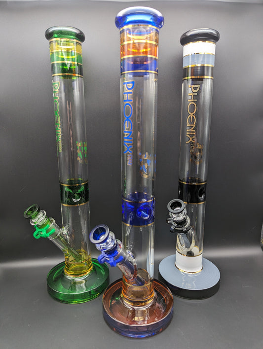 18" Phoenix High Class Straight Tube Bong-Avernic Smoke Shop