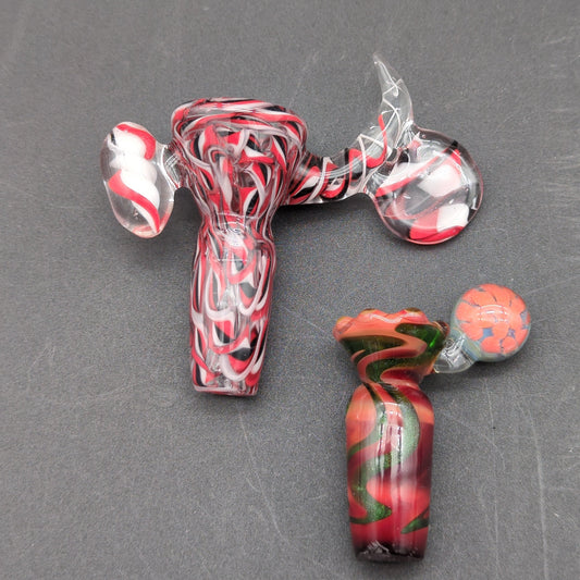 18mm Fully Worked Single Hole Slides - LLG-Meech Madness Smoke Shop