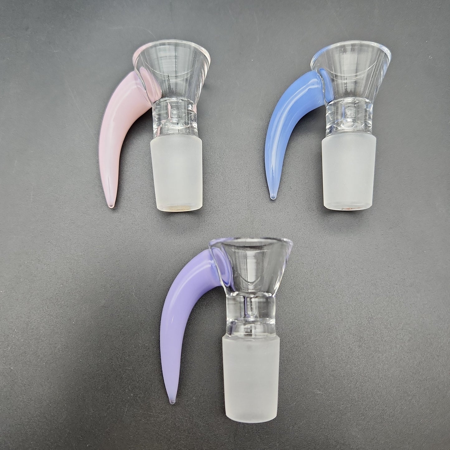 18mm Milky Claw Handle Bowl Piece-Avernic Smoke Shop