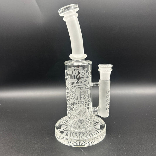 Data Link Bent - Neck Water Pipe - Meech Madness Smoke Shop