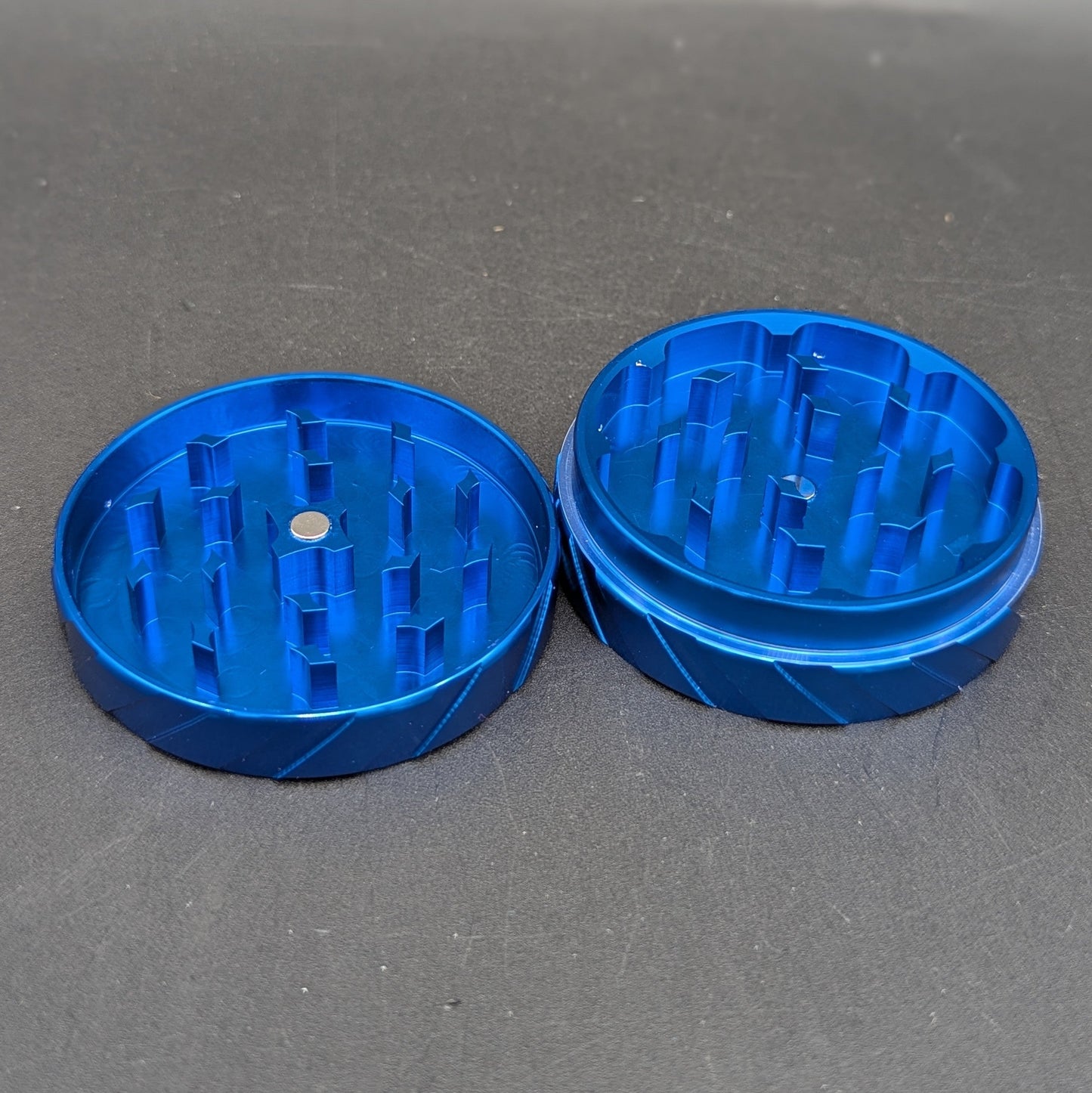2 Piece Aluminum Grip Herb Grinder-Meech Madness Smoke Shop
