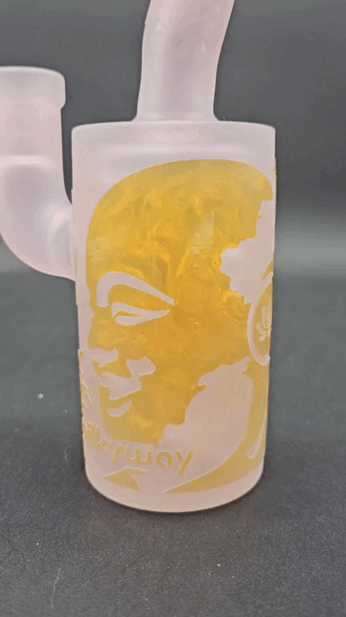 Milkyway Glass "Peace and Joy" 6" Dab Rig-Avernic Smoke Shop