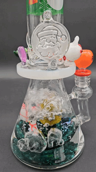 Cheech - 14" Christmas Tale In Every Inhale Festive Beaker