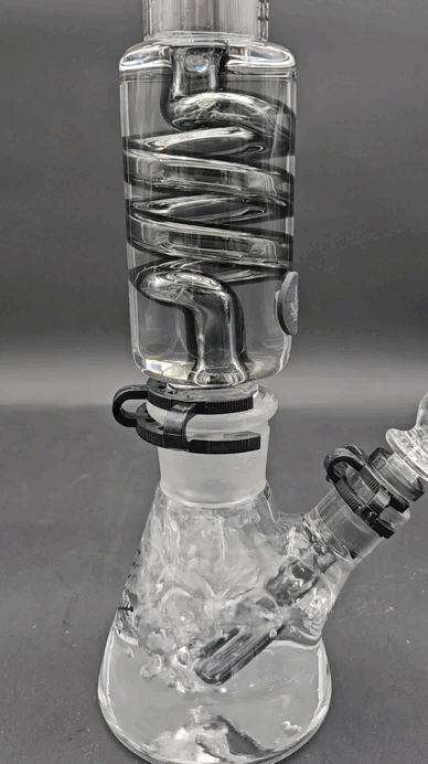 Freeze Pipe - 12" Beaker Bong w/ Coil-Avernic Smoke Shop