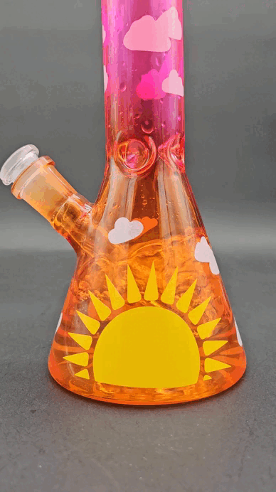 Sunny Day 10" Beaker Bong-Avernic Smoke Shop