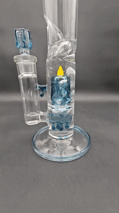 Envy Glass 16" Candle Series Dual Perc Straight Bong-Avernic Smoke Shop