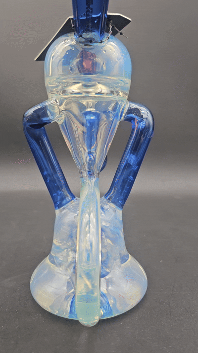 Phoenix Fumed 7" Marble Recycler Dab Rig-Avernic Smoke Shop