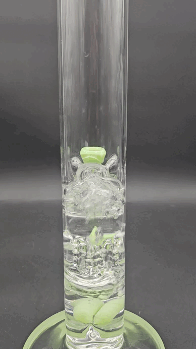 Midnight Glass Dual Inline + Inv3 Bong-Avernic Smoke Shop