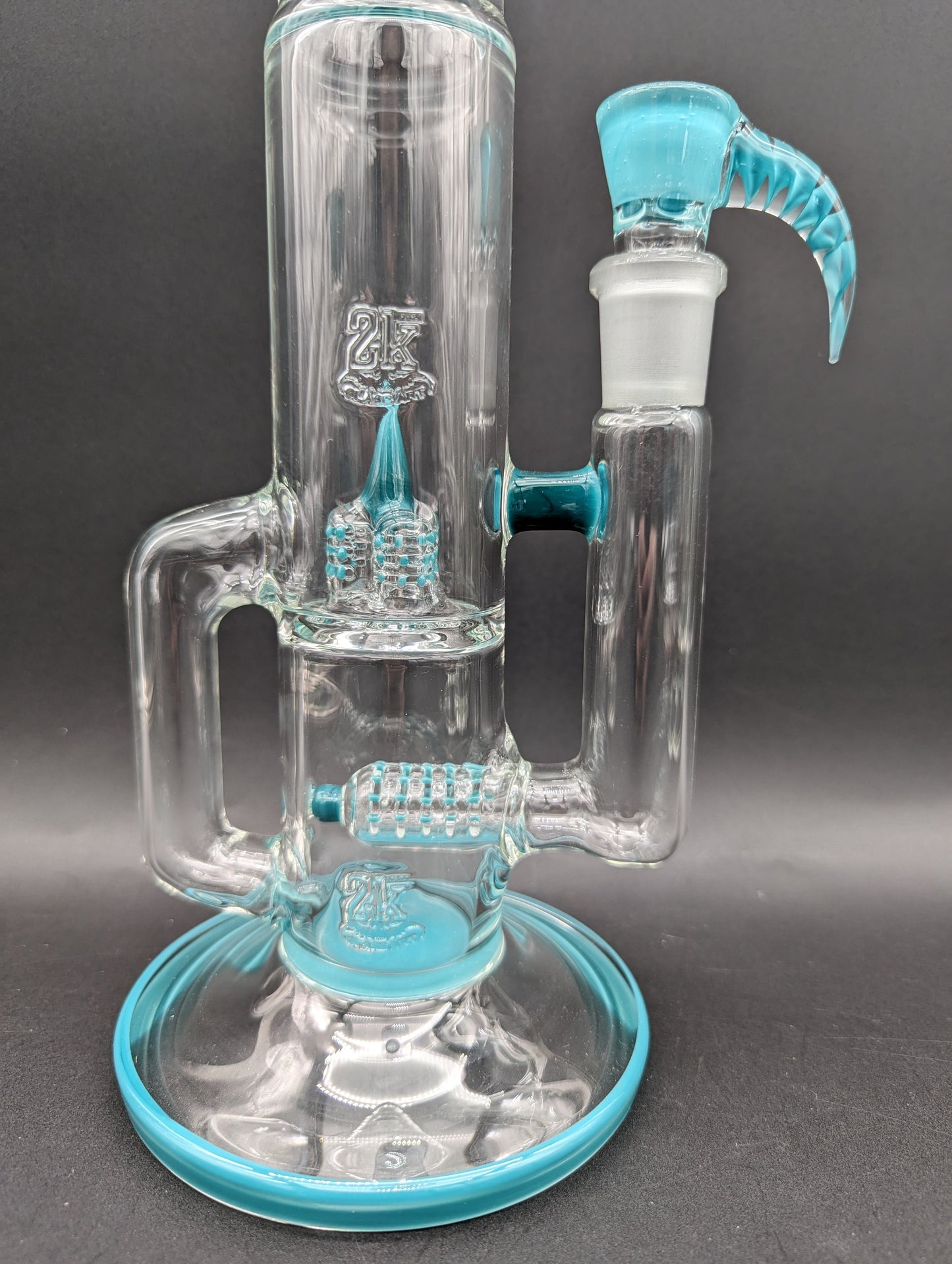 2K Glass 15" Inline to Inv3 w/ Drain-Avernic Smoke Shop