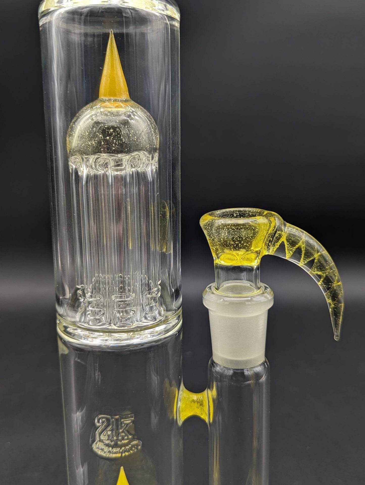 2K Glass 180 Grid to 8-Arm Bong 18"-Avernic Smoke Shop