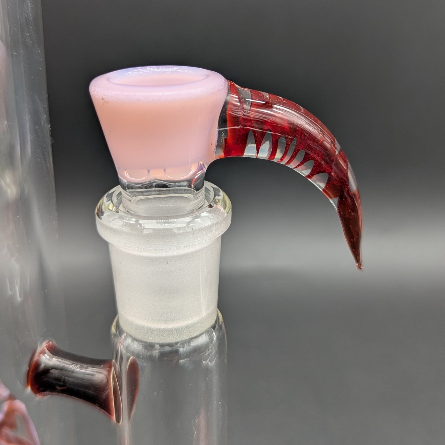 2K Glass Dual Color Dual Mouth Heart Bong-Meech Madness Smoke Shop