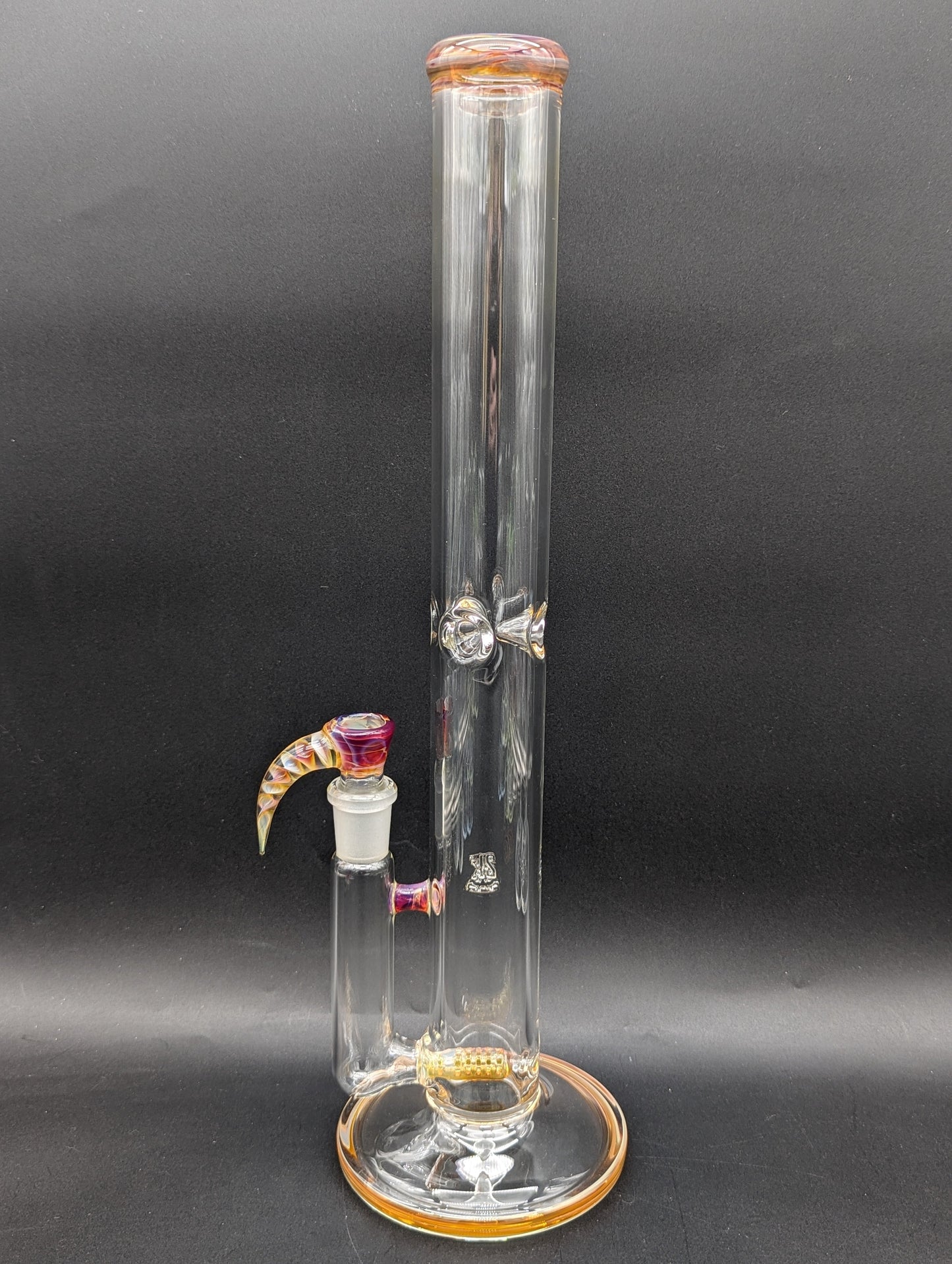 2K Glass Single Gridline Perc Bong-Avernic Smoke Shop