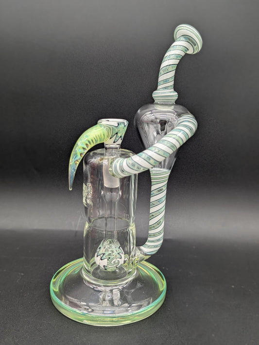 2K Glass Wig Wag RBR Bong-Meech Madness Smoke Shop