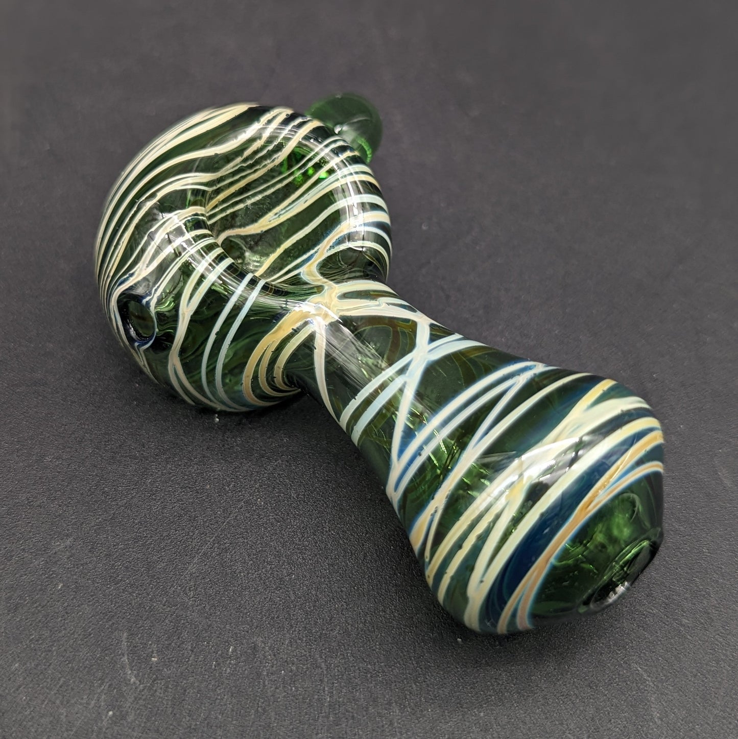 3" Color Swirl Peanut Hand Pipes-Avernic Smoke Shop