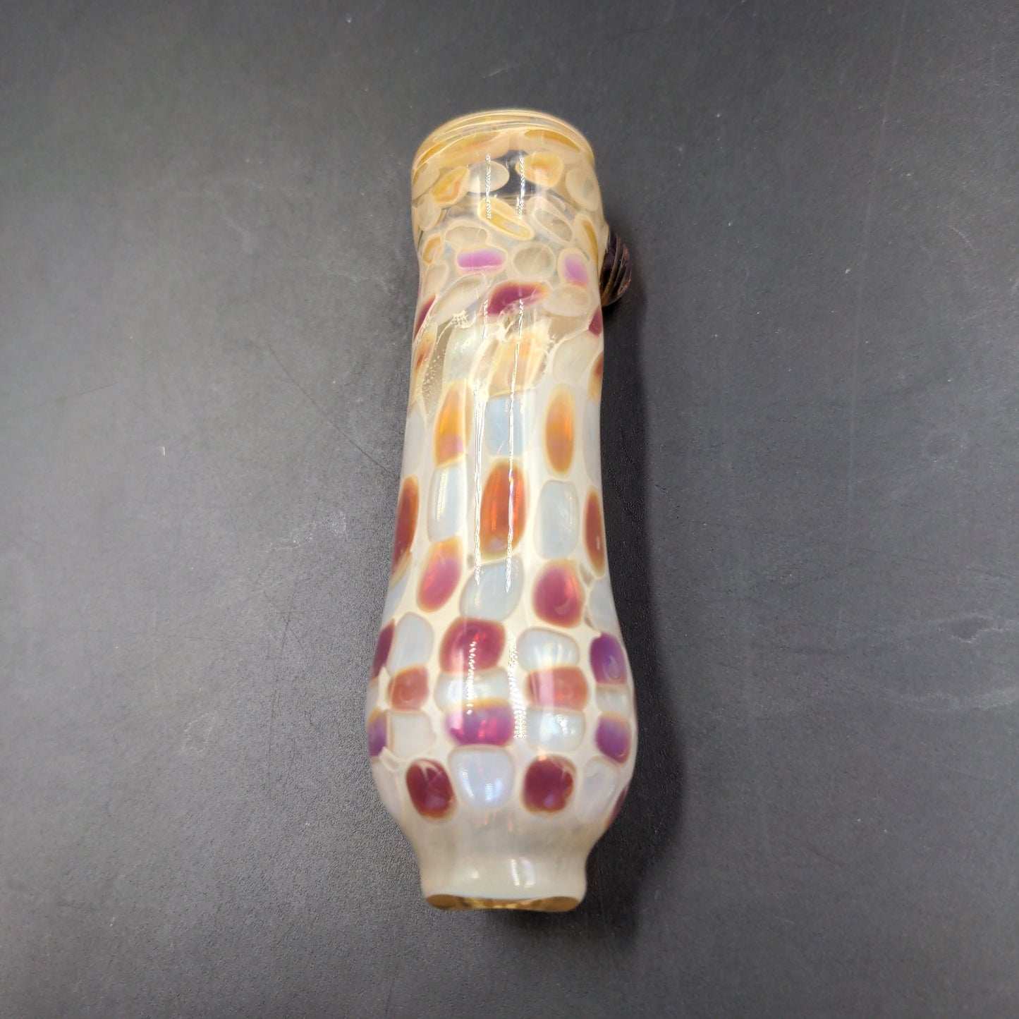 3.5" Glass Polka Dot Chillums - by LimboGlass - Meech Madness Smoke Shop