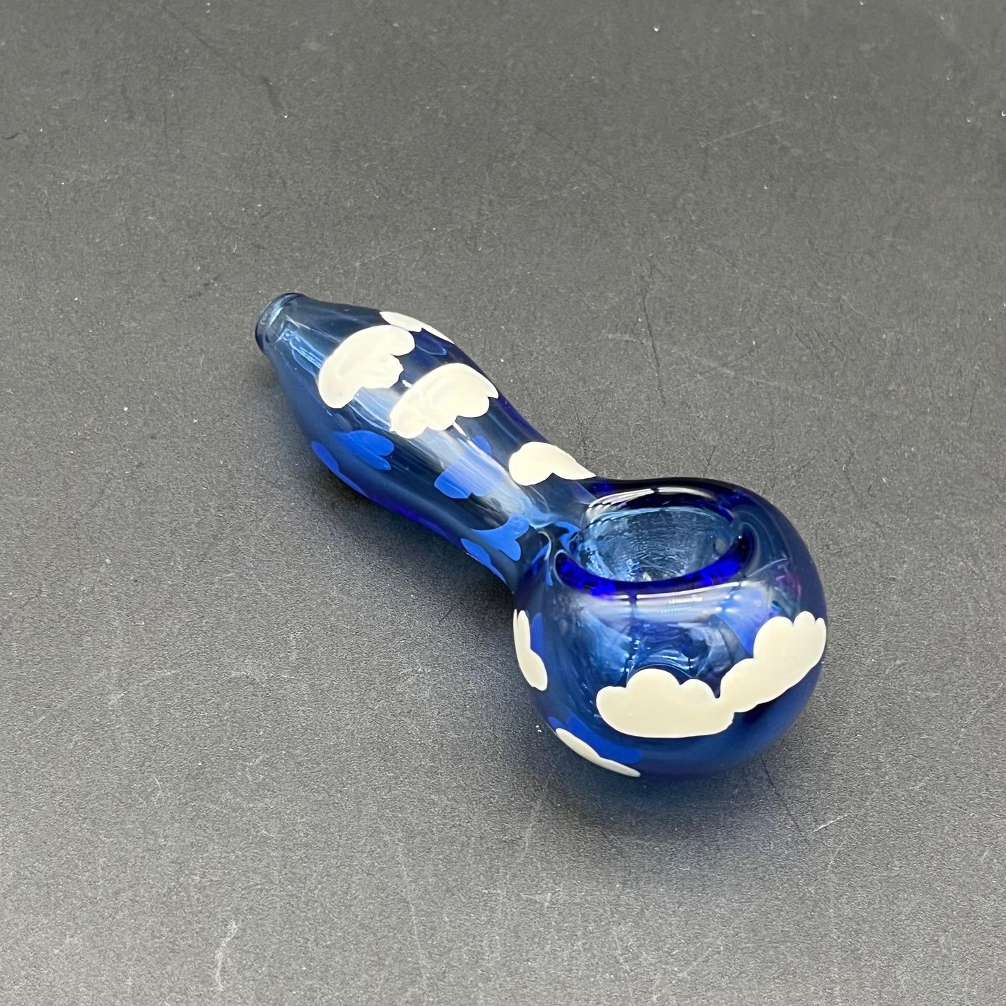 4" Sky High Clouds Hand Pipe-Avernic Smoke Shop