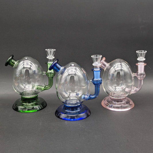 5" Jet Perc Egg Bubbler - Meech Madness Smoke Shop