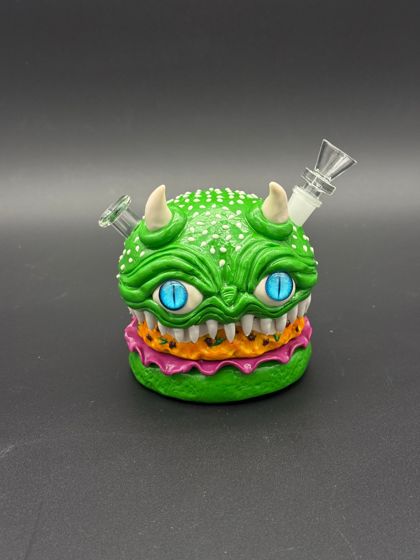 4" 3D Monster Burger Bong