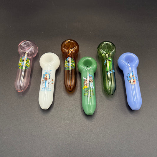4″ Galaxy Scientist Spoon Pipe - Meech Madness Smoke Shop