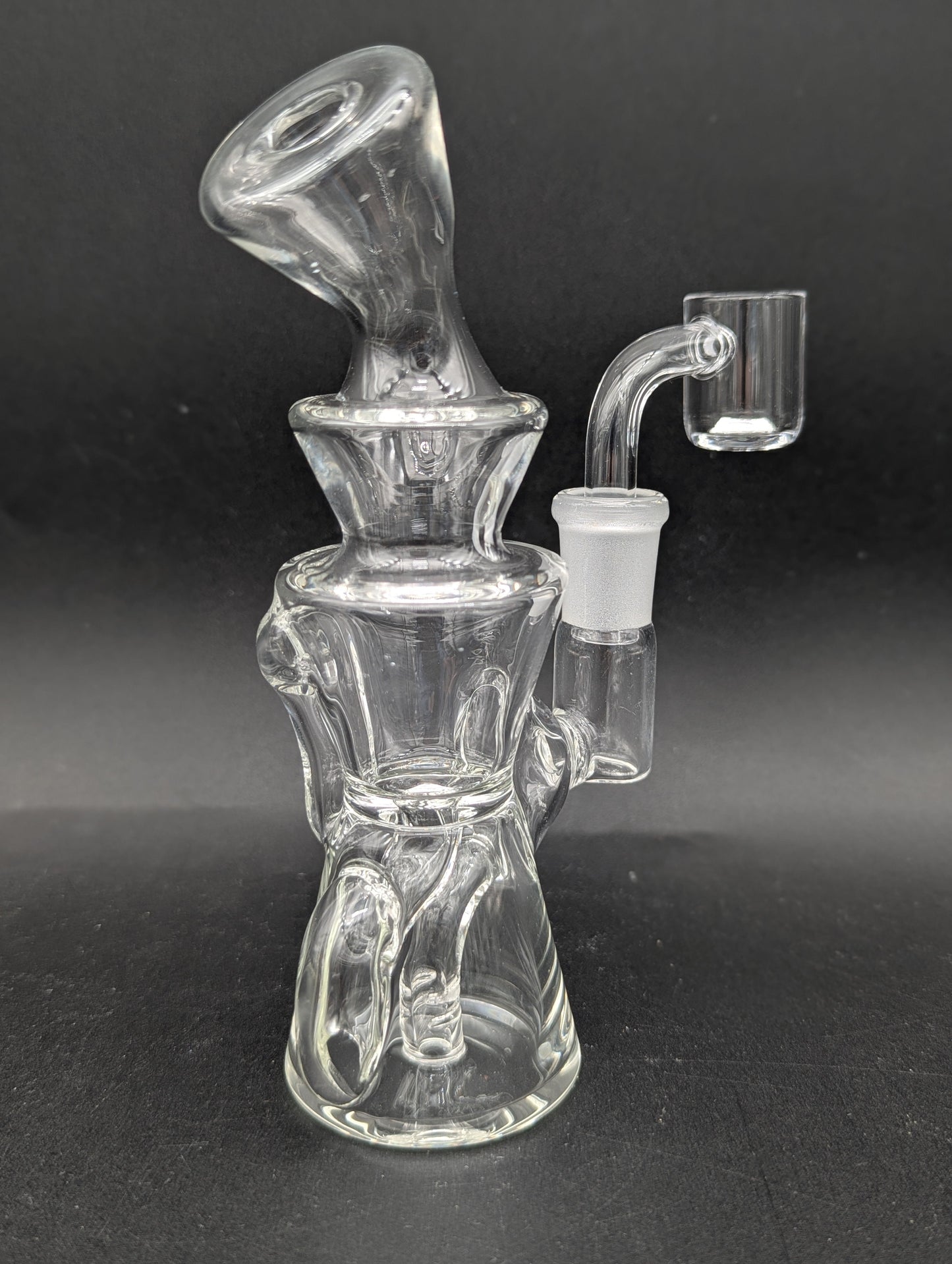 6" Clear Klein Recycler Dab Rig-Avernic Smoke Shop
