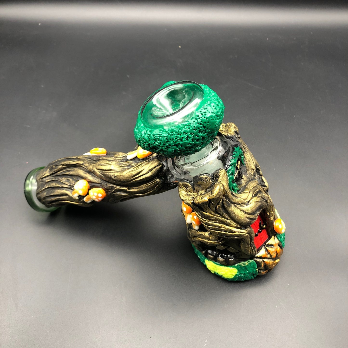 7" 3D XL Hammer Bubbler w/ Tree Perc - Assorted Faces-Avernic Smoke Shop
