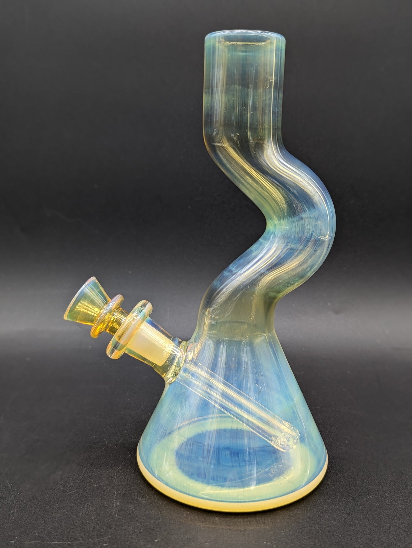 7" Fumed Mini Zong Beaker-Avernic Smoke Shop