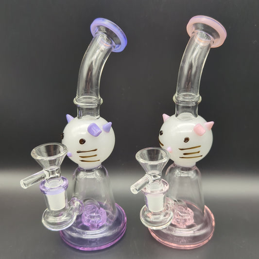 7" Hey Kitten Water Pipe-Avernic Smoke Shop