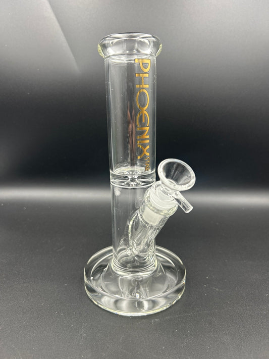 10” Straight Tube Bong by Phoenix Glass - Meech Madness Smoke Shop