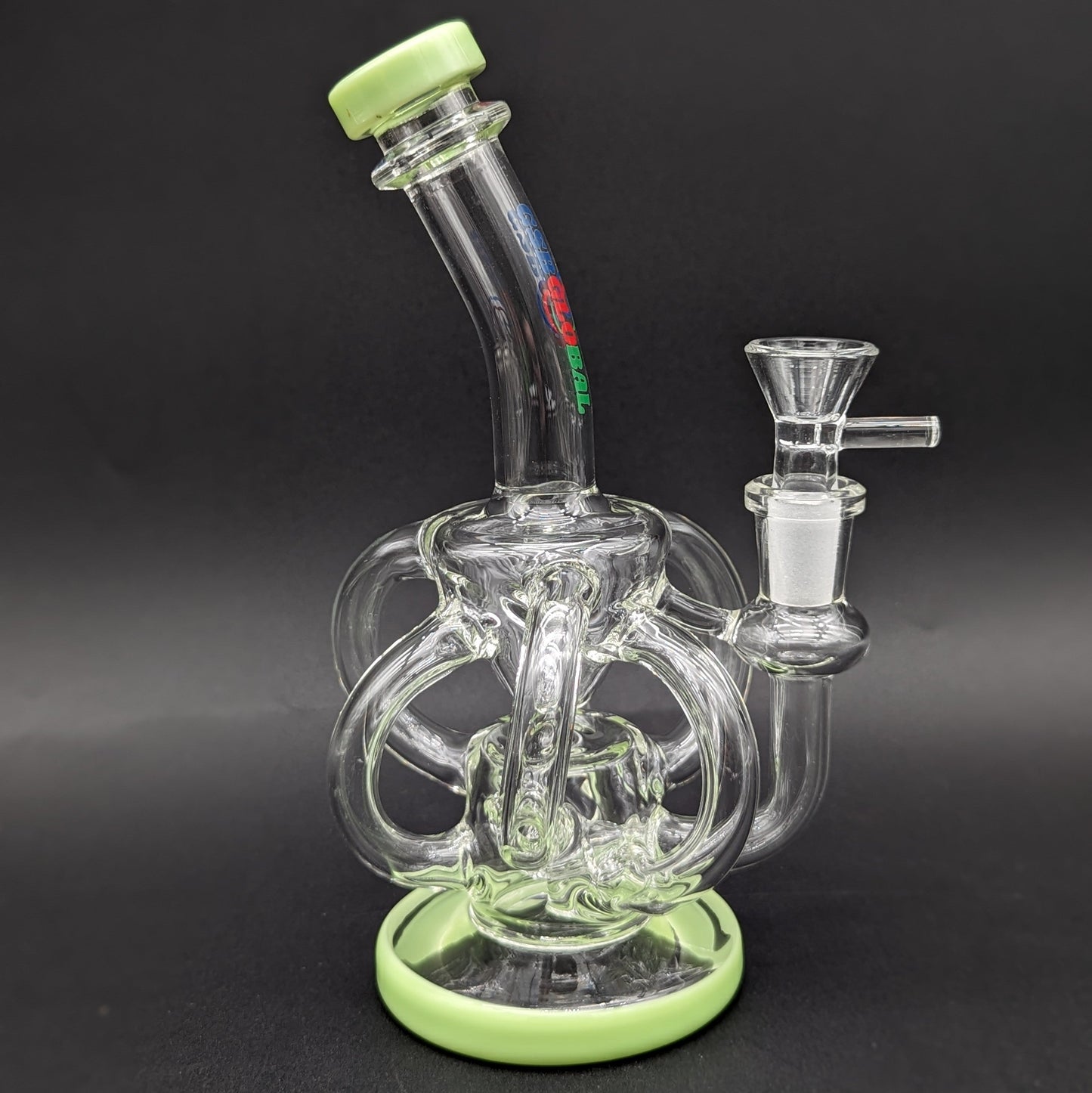 7.5" Inline Multi Tube Recycler Bong-Avernic Smoke Shop