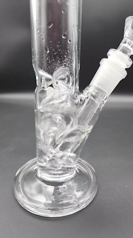 8" Classic Straight Tube Water Pipe-Avernic Smoke Shop