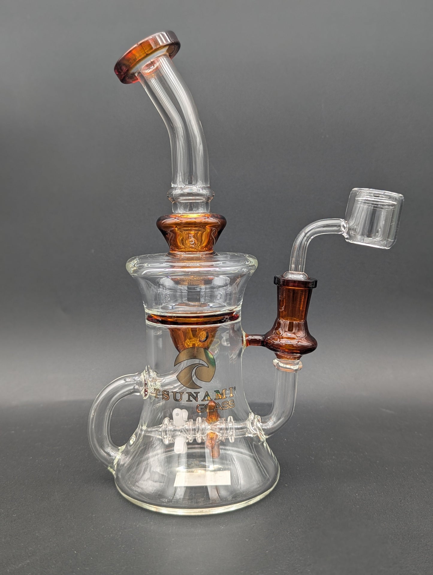 9" Tsunami Concentrate Rig Propeller Recycler-Avernic Smoke Shop