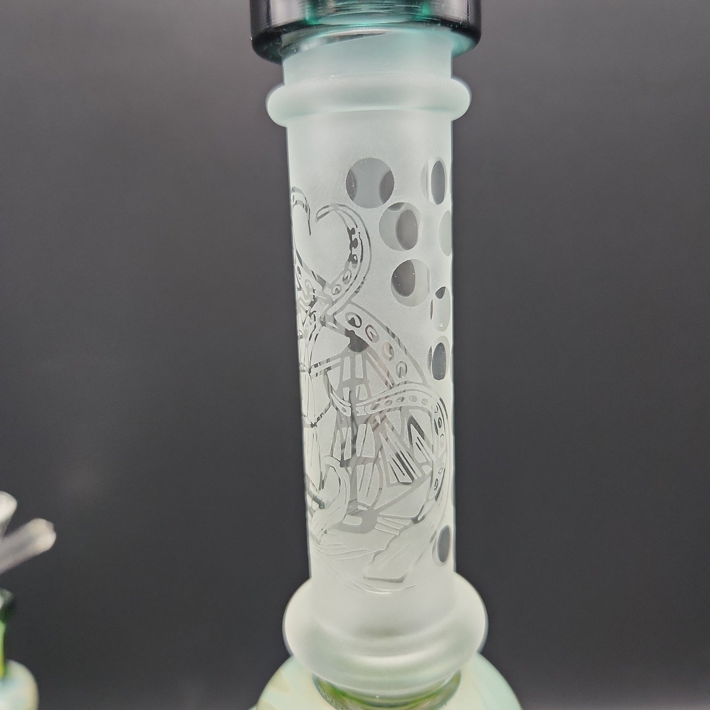 9.5" Kraken Tentacle Sandblasted Water Pipe-Avernic Smoke Shop