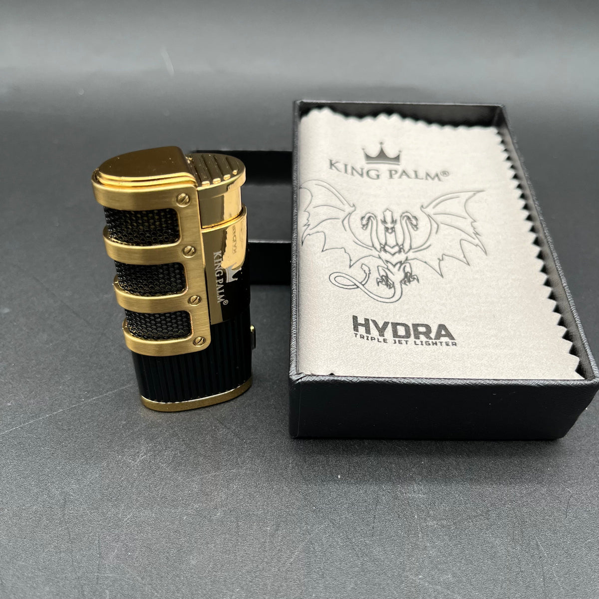 King Palm - Hydra Triple Threat Butane Torch Lighter-Meech Madness Smoke Shop