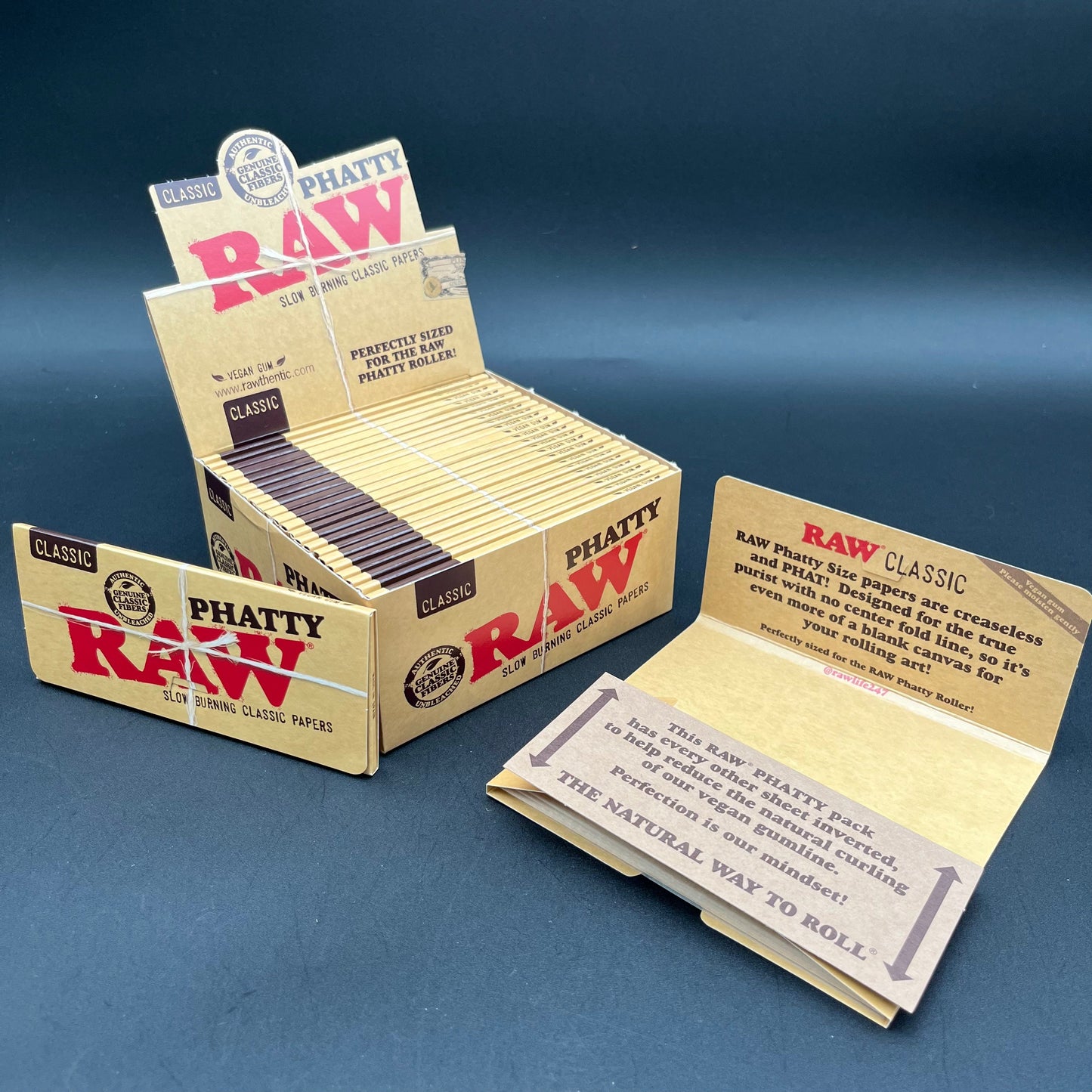 RAW Classic Rolling Papers - Phatty-Avernic Smoke Shop