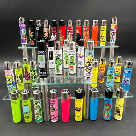 Clipper Lighters - Assorted Designs-Avernic Smoke Shop