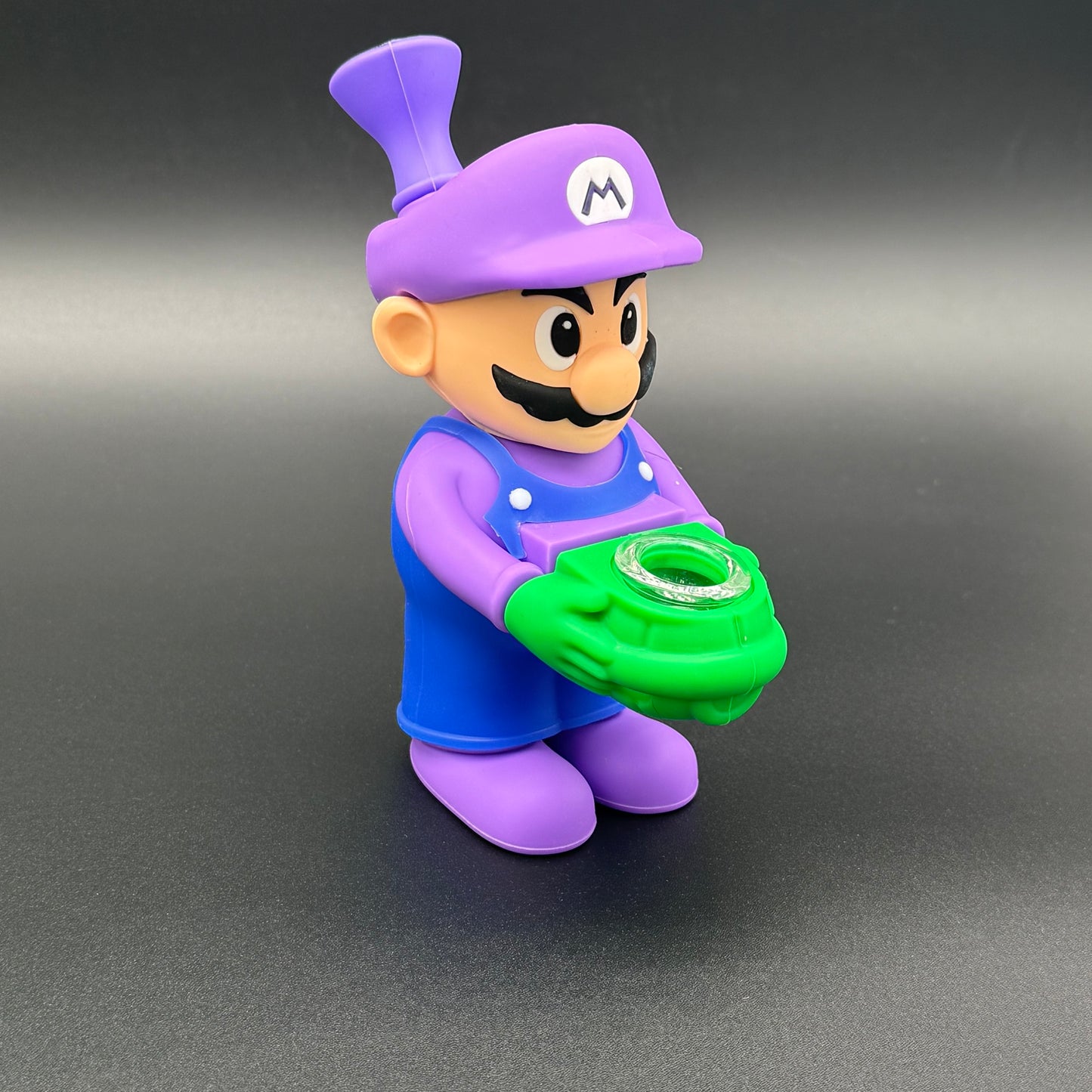 6” Cartoon Plumber Silicone Bubbler - Meech Madness Smoke Shop