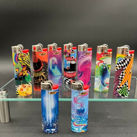 Bic Lighter – Assorted Designs (Sold Individually)-Avernic Smoke Shop